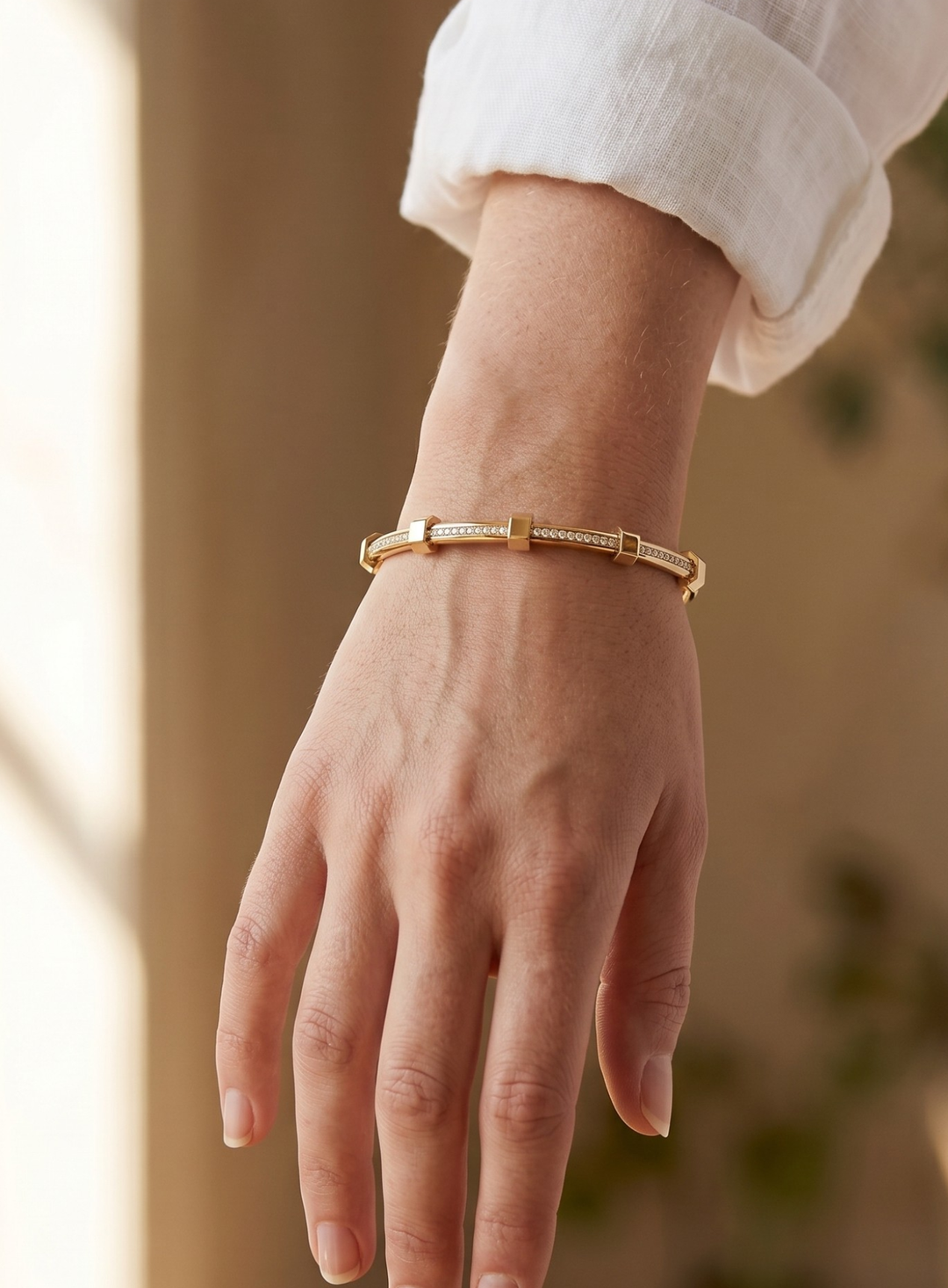 Guldglans armbånd