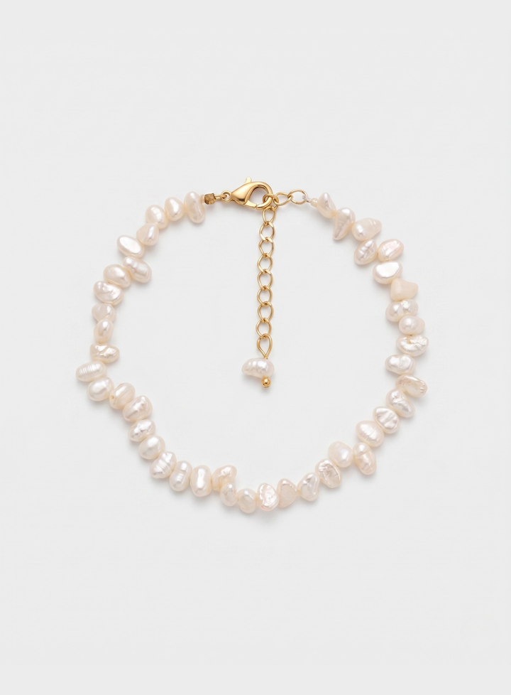 Perlestille armbånd