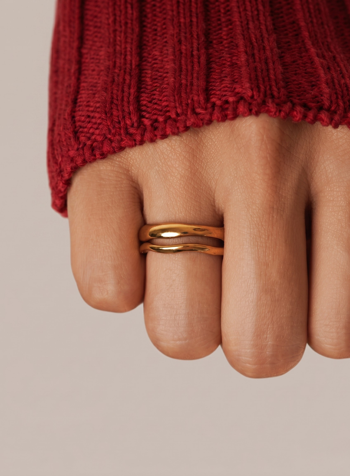 Sæt af Ringene i Guld