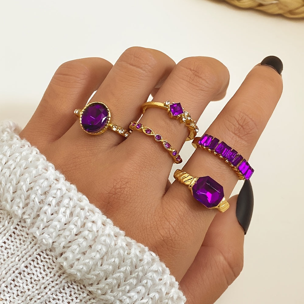 Amethyst prstan