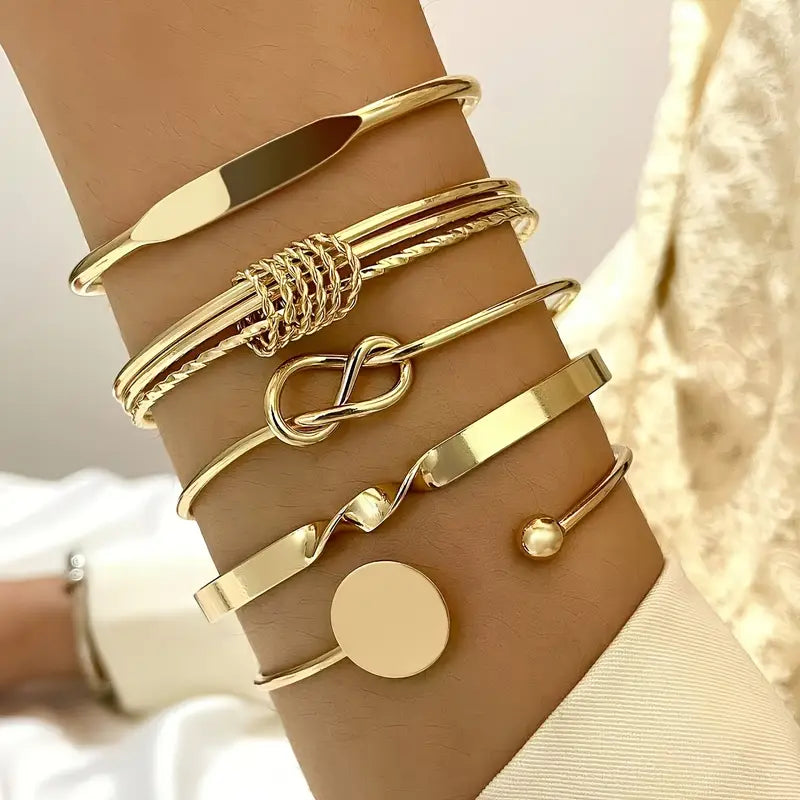 Elegant sæt med alliancearmbånd
