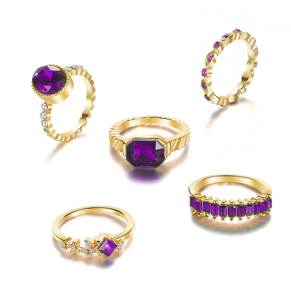 Amethyst prstan
