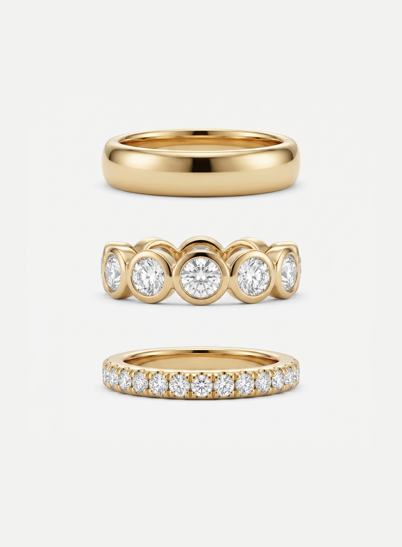 Tidløse Glitrende Ringe