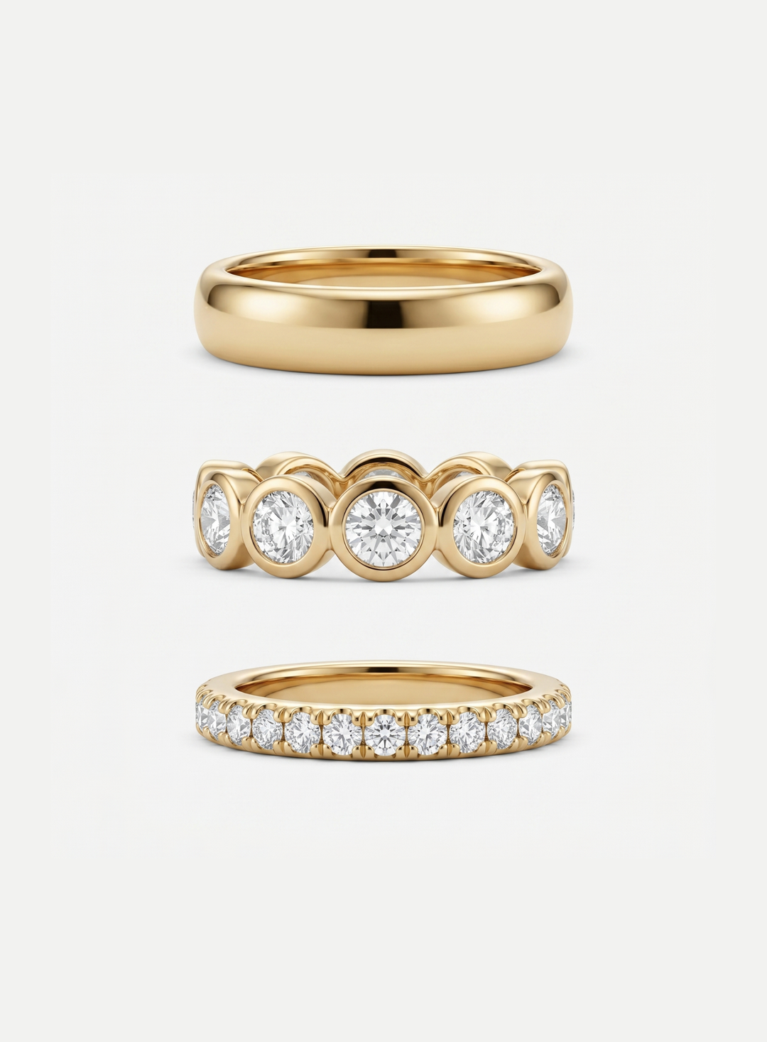 Tidløse Glitrende Ringe