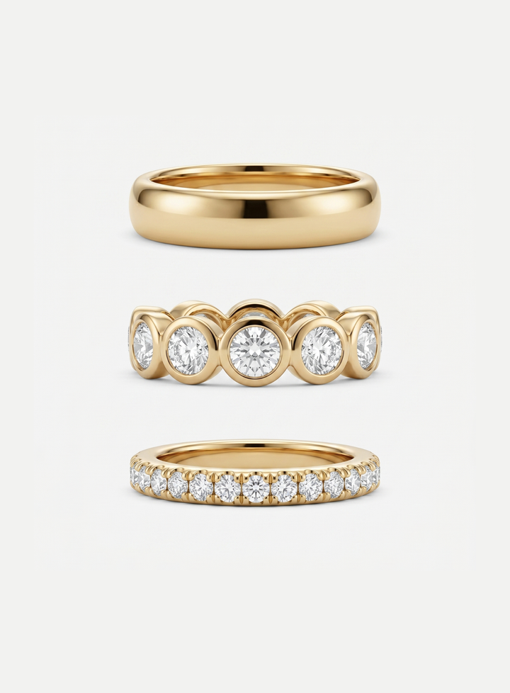 Tidløse Glitrende Ringe