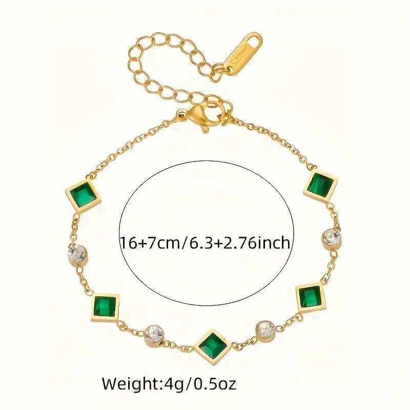 Pulsera Carolina z Esmeraldo