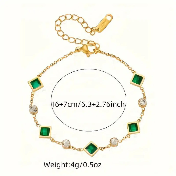 Pulsera Carolina z Esmeraldo