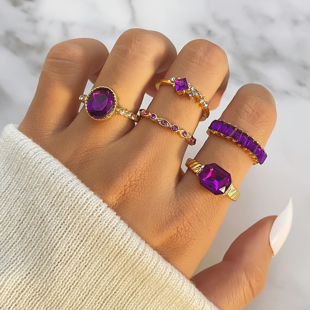 Amethyst prstan