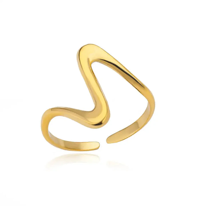Geometriske bølgeformede ringe