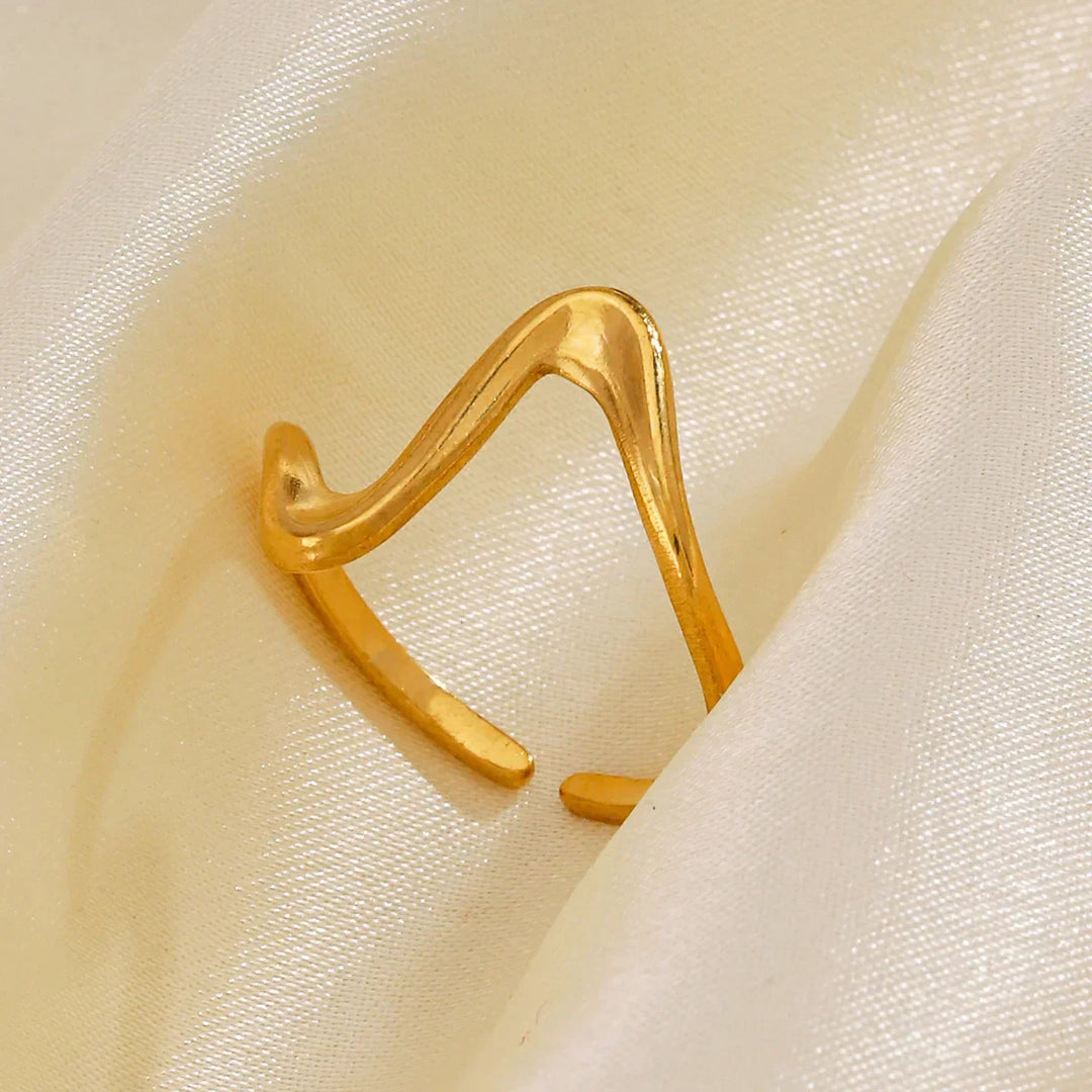 Geometriske bølgeformede ringe