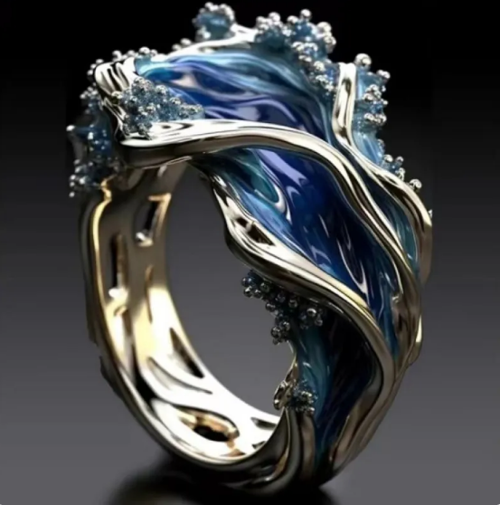 Diamantharpiksring