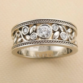 Anillo Vintage en Plata y Circonita