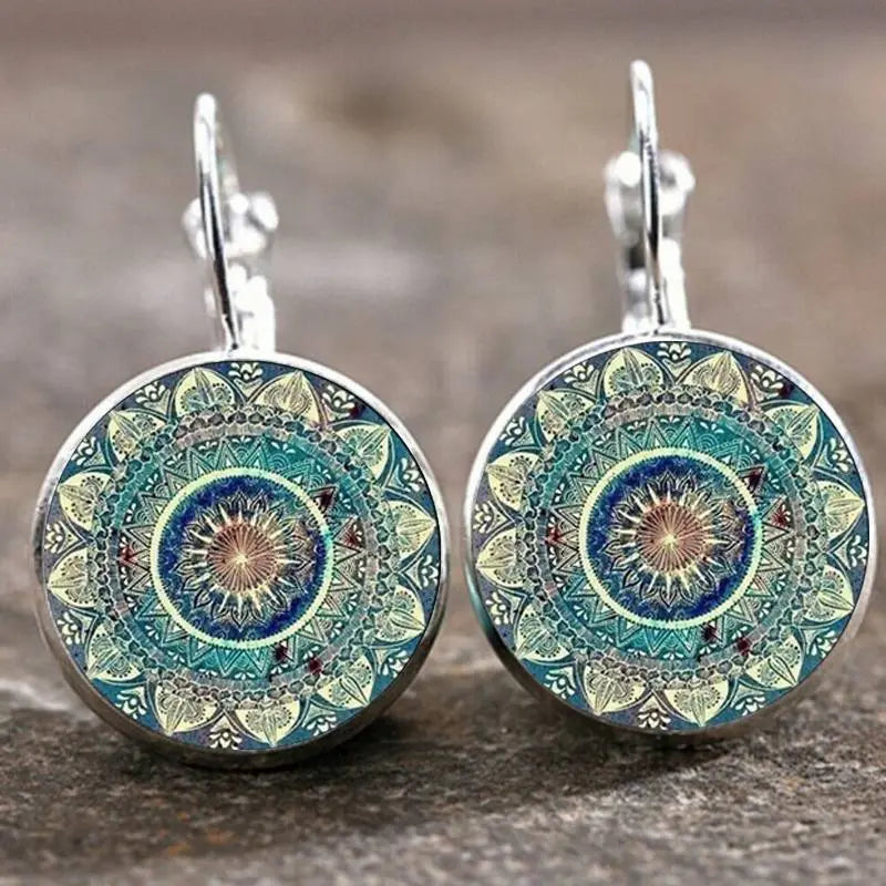 Vintage Mandala Kvačkani Uhani