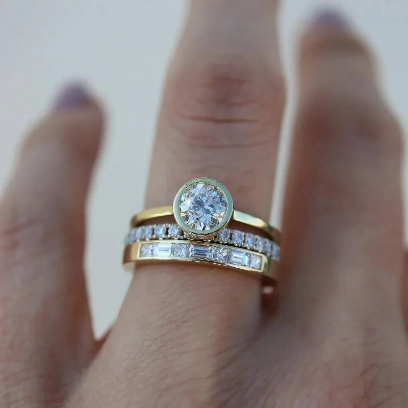 Vintage Prstani z Diamanti