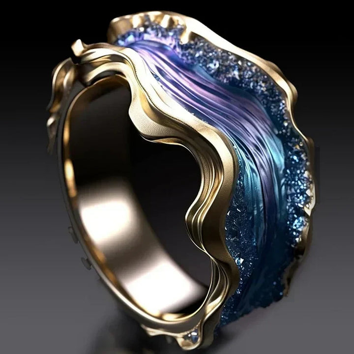 Vintage forgyldt havring
